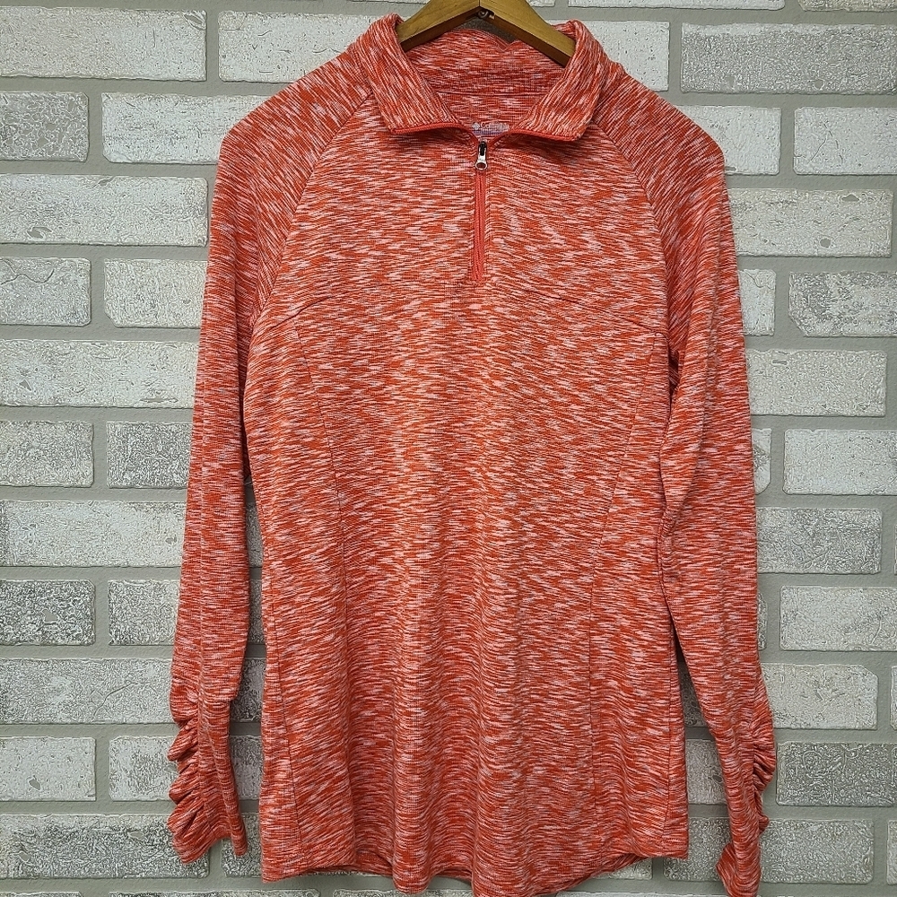 Columbia Pink Peach Long Sleeve Running Top Size Large